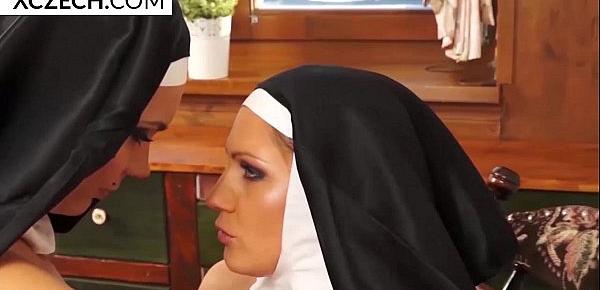  Crazy porn with cathlic nuns and monster - Tittyholes - XCZECH.com